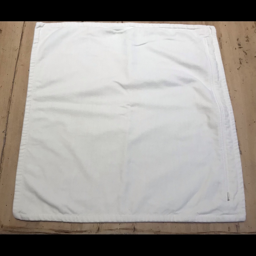 20x20 Potterybarn Ivory washed velvet pillow cover